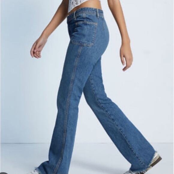 Free People In the West Izzy Flare Jeans Sz 28 NWT - Picture 9 of 15